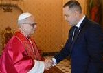 Papez Lev XIV prijal polskeho prezidenta Karola Nawrockeho