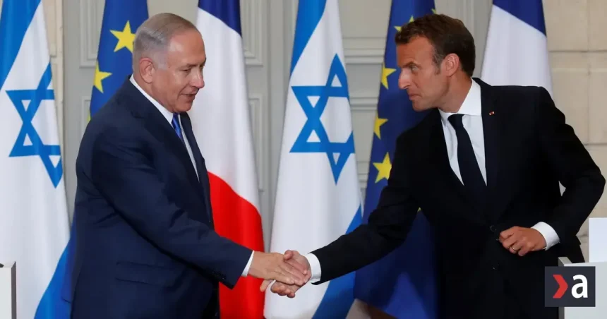 Macron kritizoval Izrael za Gazu a osady, Netanjahu ostro reagoval