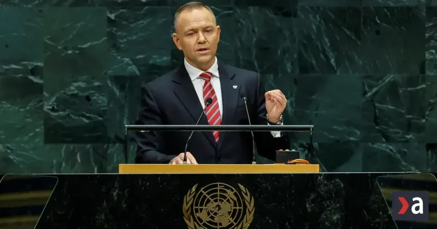 Poľský prezident varoval v OSN pred Ruskom a hovoril o sabotáži aj migračnej kríze