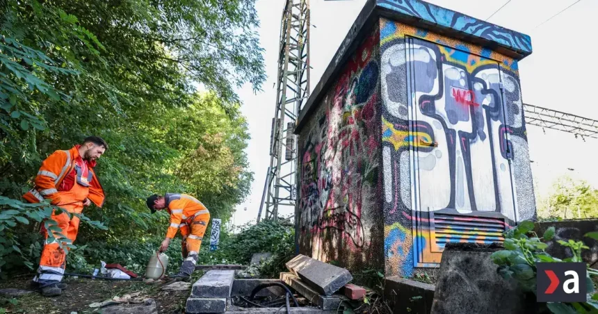 Sabotáž vyradila železnice na západe Nemecka. Prerezané káble stopli diaľkové spoje
