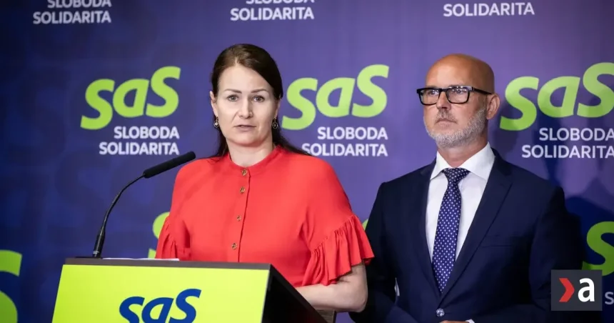 SaS vyzýva vládu, aby podporila jasný postoj prezidenta Pellegriniho k vojne na Ukrajine.