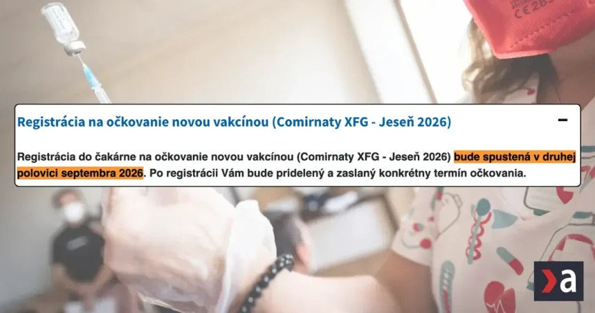 Sezóna je tu: Česi sa už hromadne očkujú, na Slovensku registrácia zatiaľ nezačala