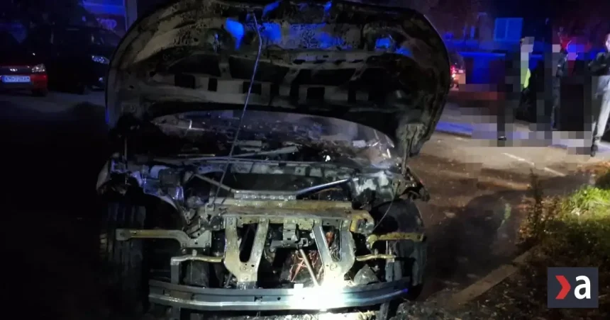 V Kysuckom Novom Meste horelo auto, škoda 65-tisíc eur