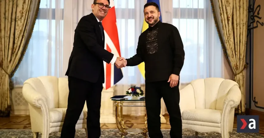 Andy Burnham sľubuje tvrdšie sankcie voči Rusku, Zelenskyj víta podporu Británie