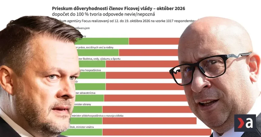 Jozef Ráž vo voľbách pohorel, no vedie rebríček pred ostatnými ministrami