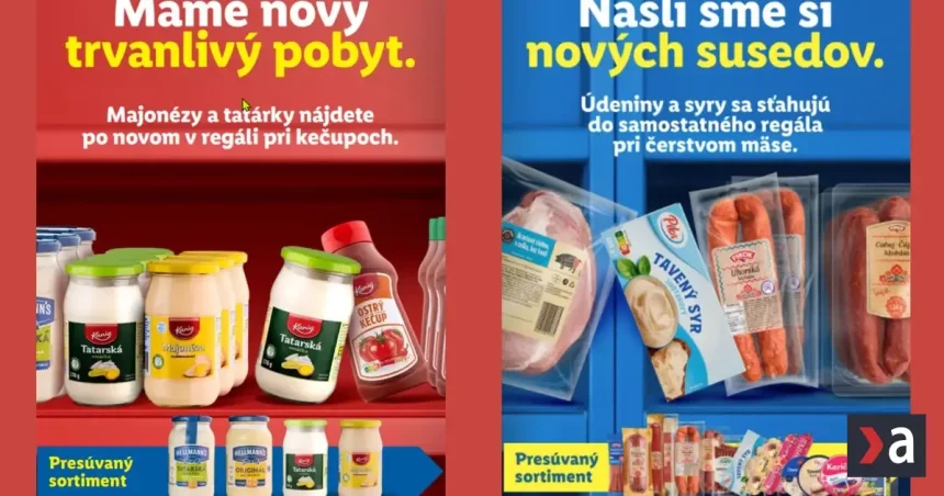 Lidl mení umiestnenie niektorých produktov v predajniach