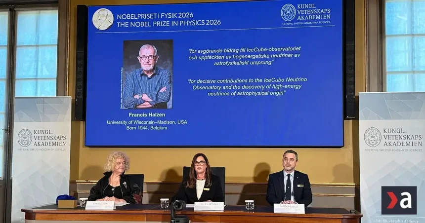 Nobelovu cenu za fyziku získal Francis Halzen z Belgicka za objavy v astrofyzike