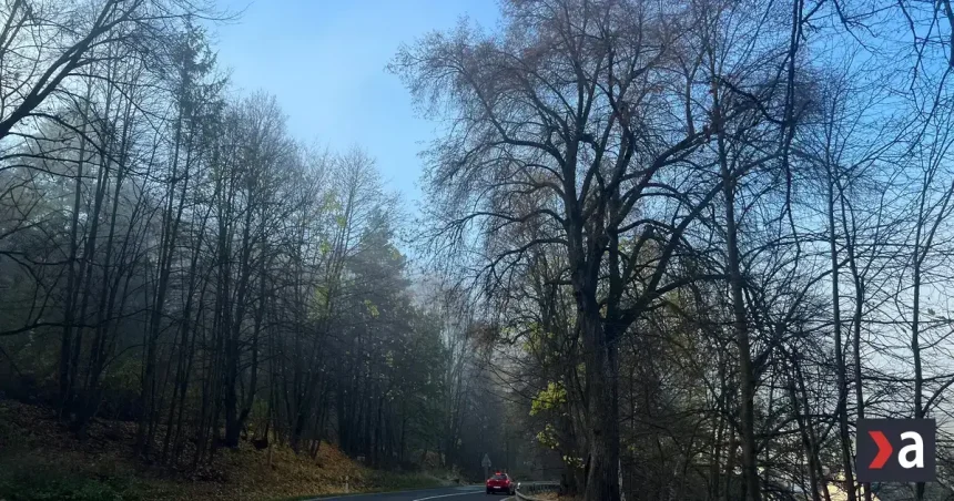 Pokojná, ale chladná jesenná noc: v údoliach hrozí mráz
