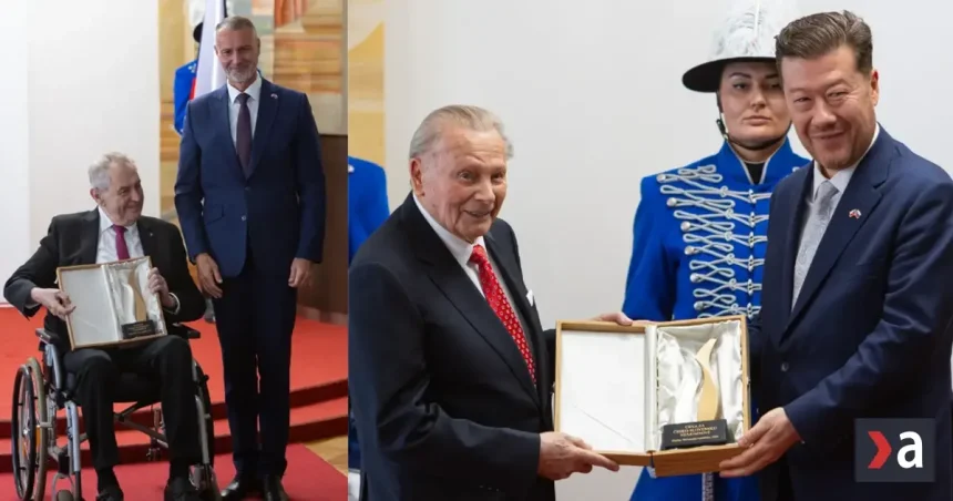 Zeman a Schuster sú prvými nositeľmi Ceny za česko-slovenskú vzájomnosť